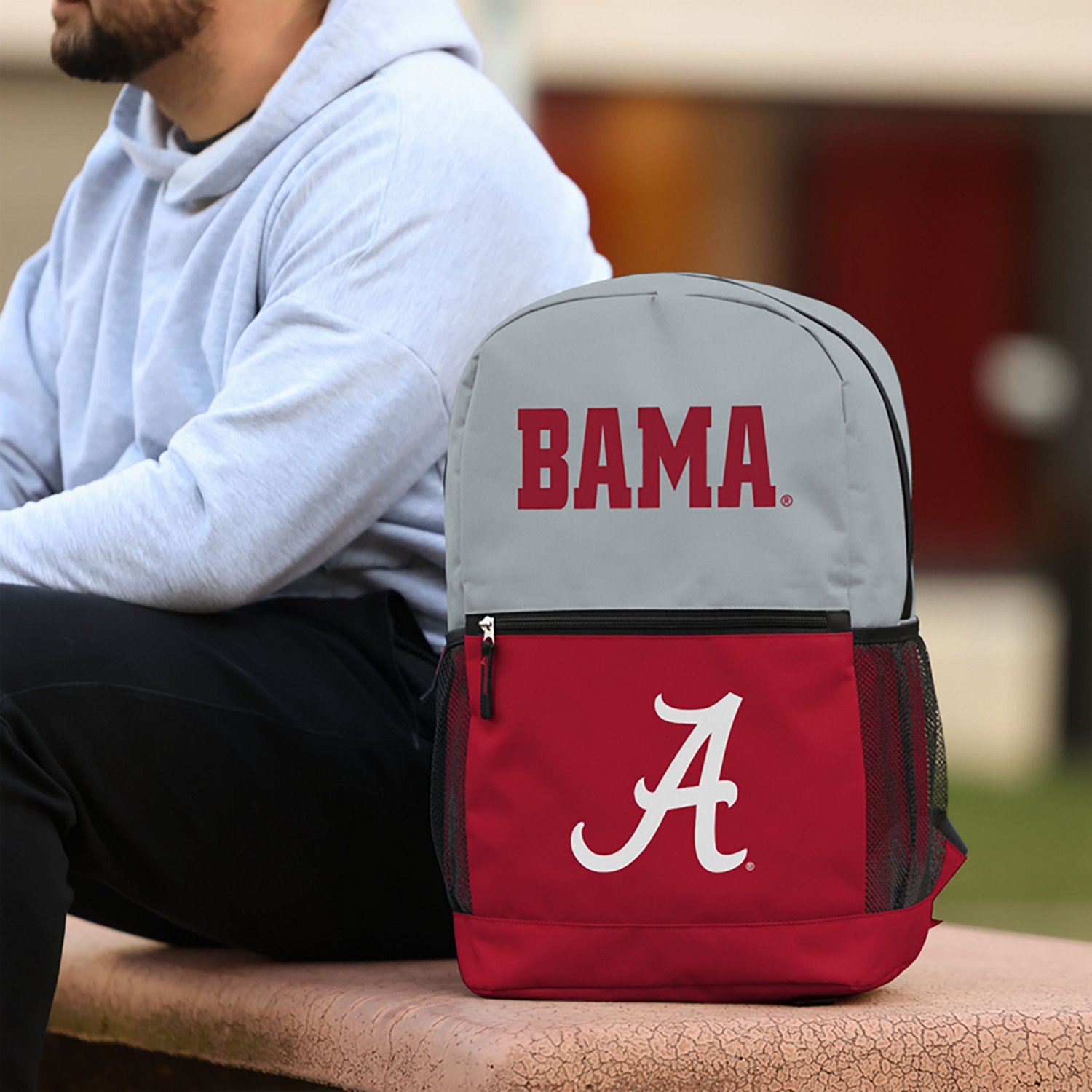 FOCO University of Alabama Big Logo Colorblock Backpack - view number 5