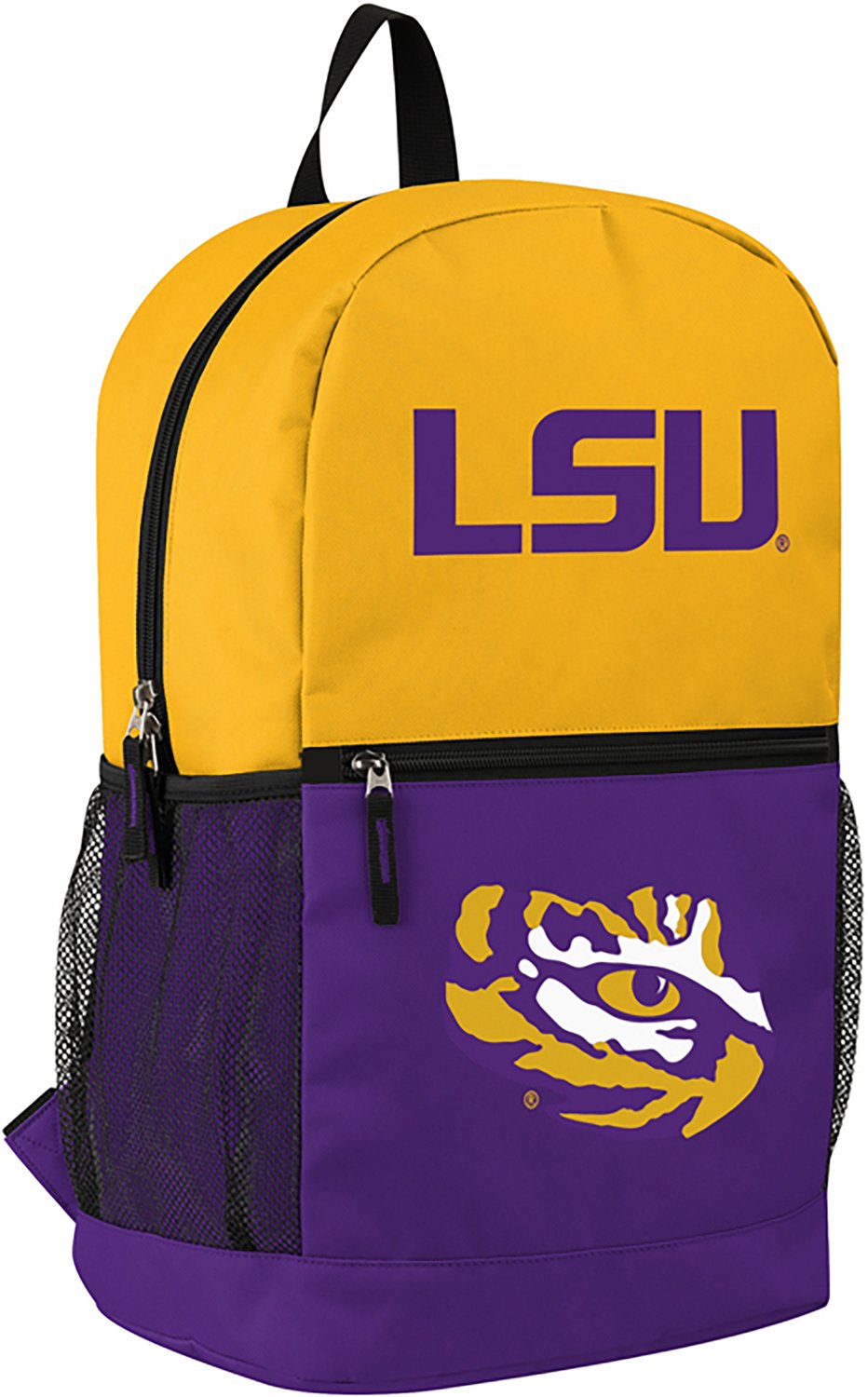 FOCO Louisiana State University Big Logo Colorblock Backpack - view number 2