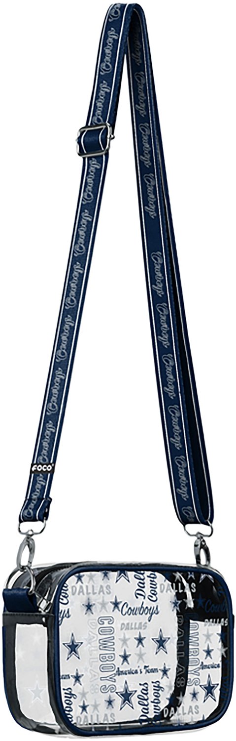 FOCO Dallas Cowboys Paramour Printed Clear Camera Bag