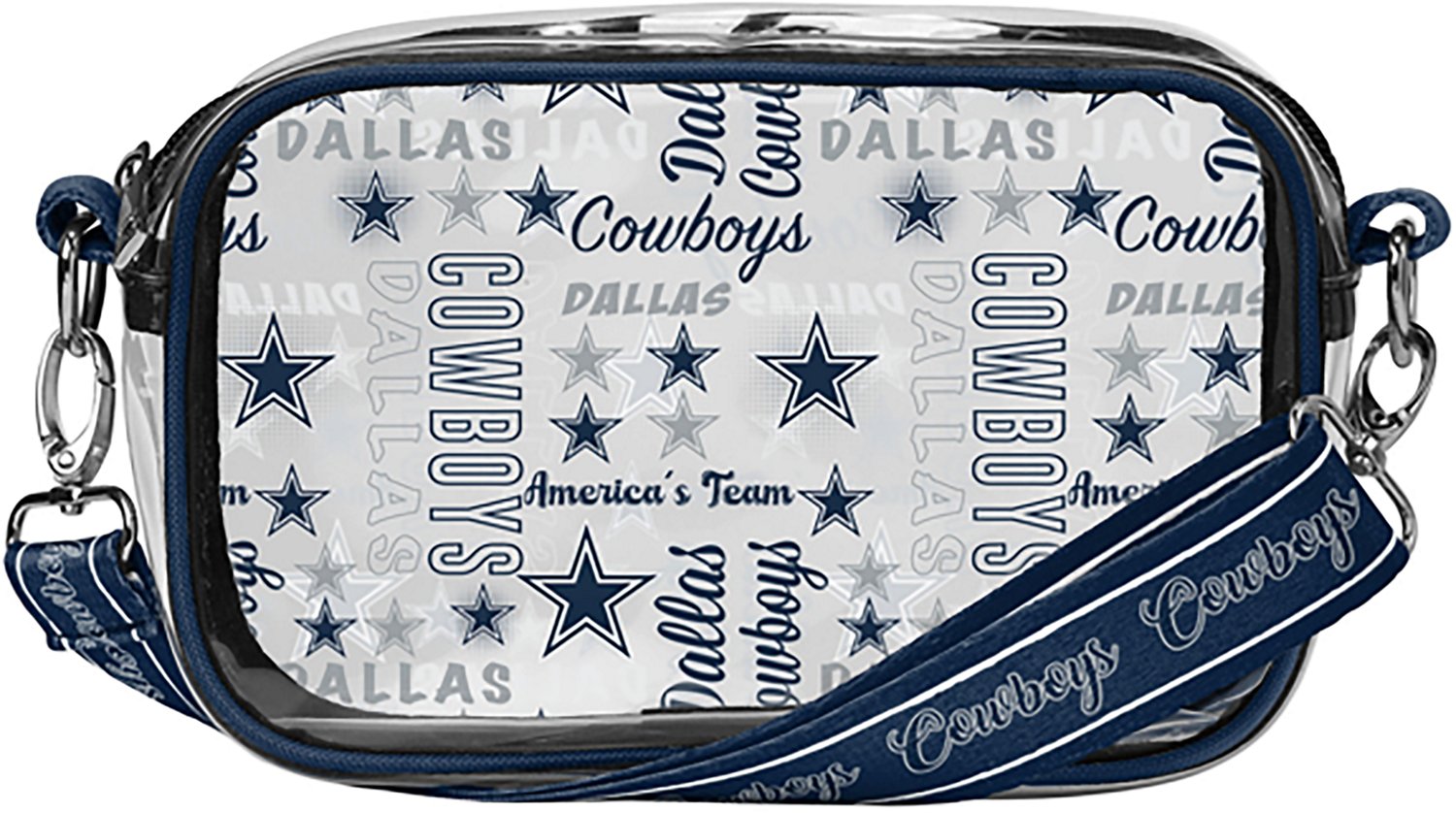 FOCO Dallas Cowboys Paramour Printed Clear Camera Bag - view number 2