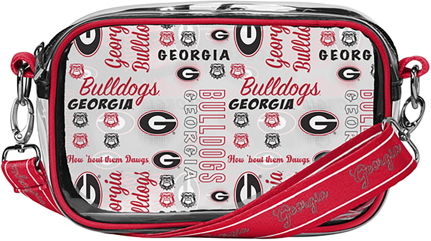 FOCO University of Georgia Paramour Printed Clear Camera Bag - view number 2