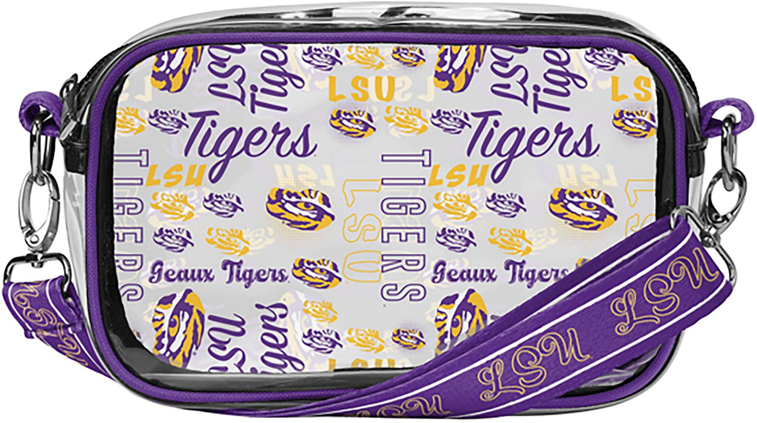 FOCO LSU Tigers Clear Paramour Camera Bag - view number 2