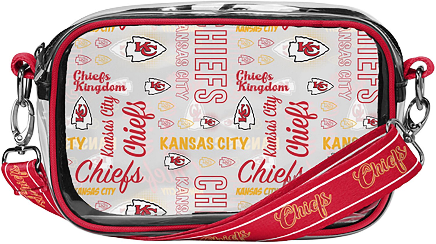 FOCO Kansas City Chiefs Paramour Printed Clear Camera Bag - view number 2