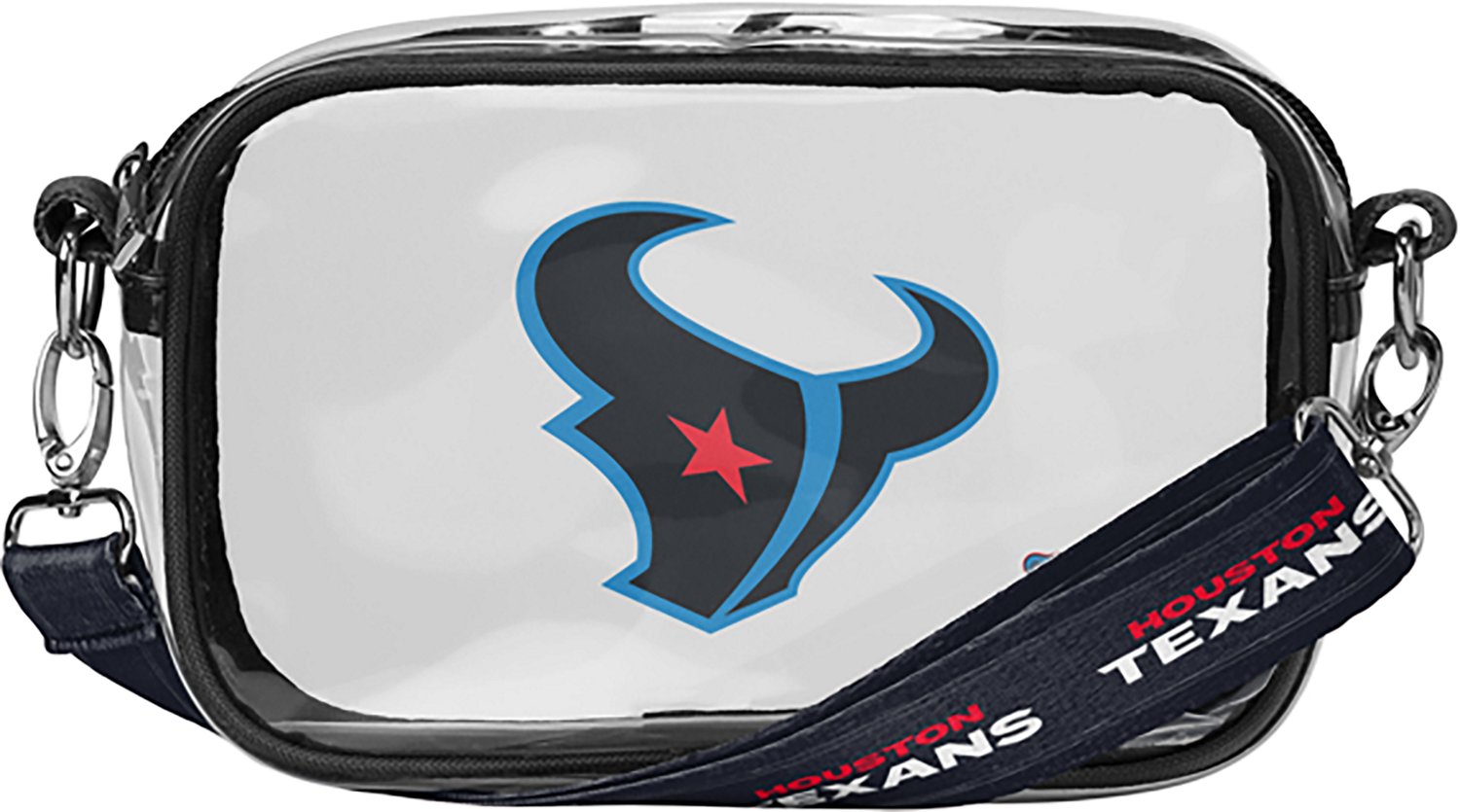 FOCO Houston Texans Color Rush Clear Camera Bag - view number 2