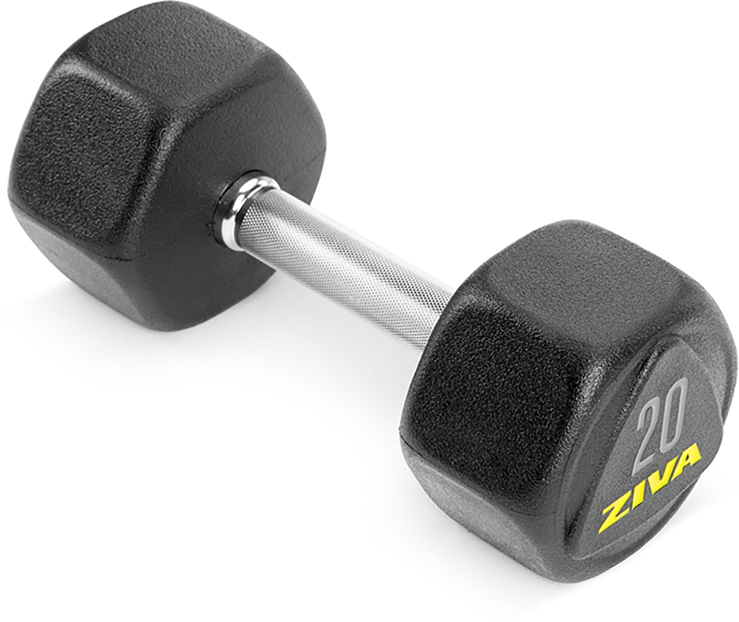 ZIVA 150 lb Hexagon Dumbbell Set with Rack - view number 4