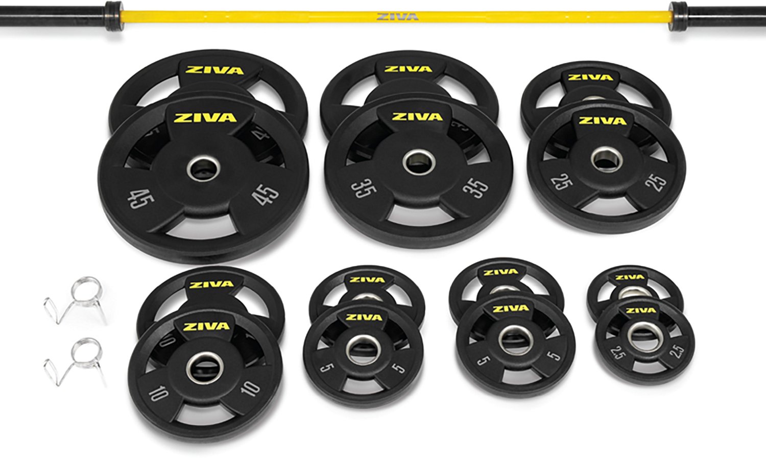 ZIVA 300 lb. Olympic Weight Set - view number 2