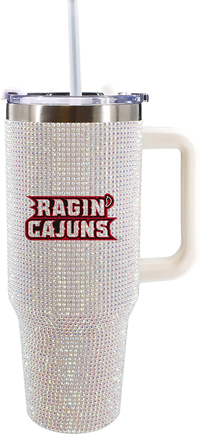 The Memory Company Louisiana-Lafayette Bling Colossal 40 oz Tumbler