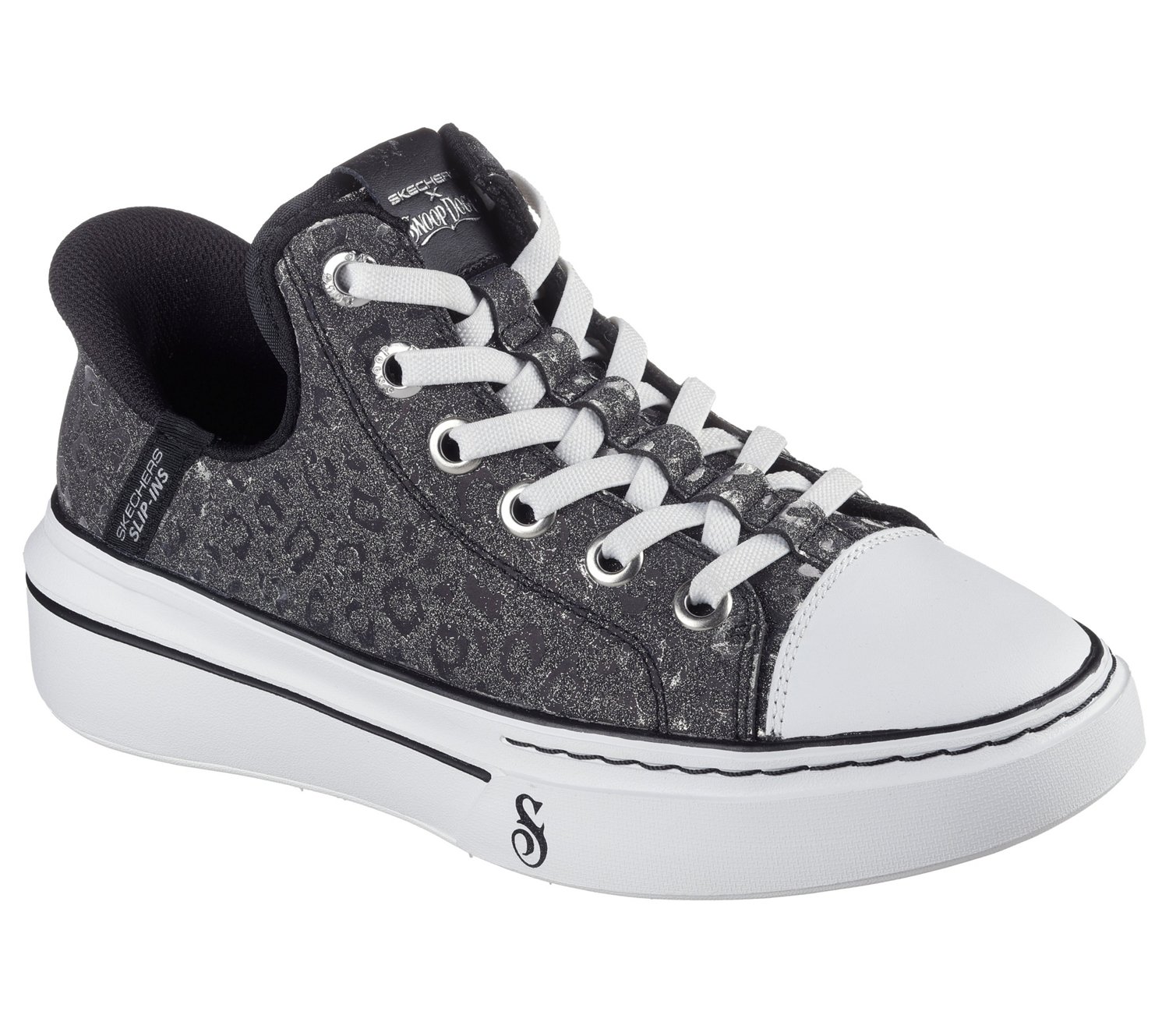 Skechers Women's Snoop One Leather Leopard Disco Shoes - view number 3