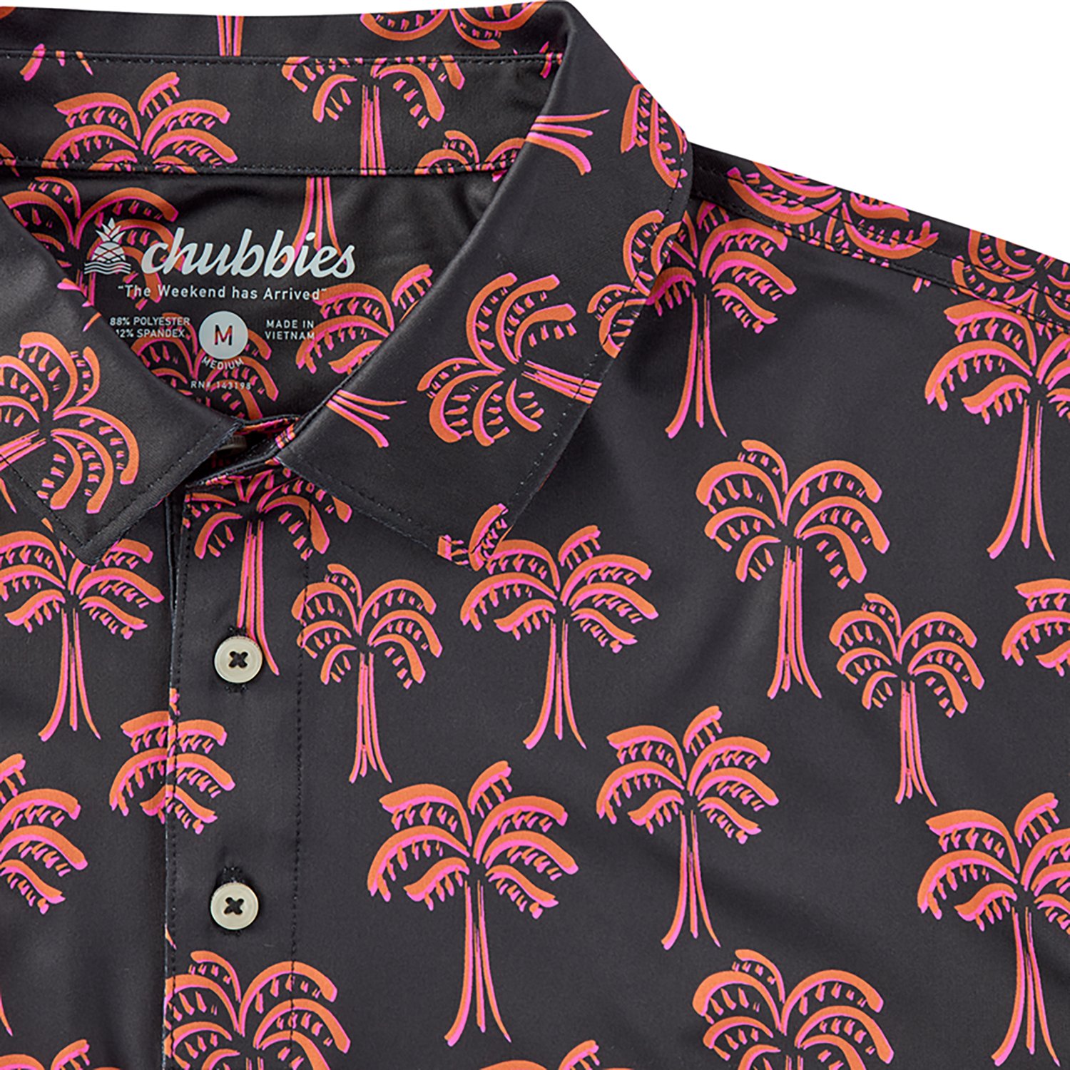Chubbies Men's The Tropical Night Performance Polo - view number 4