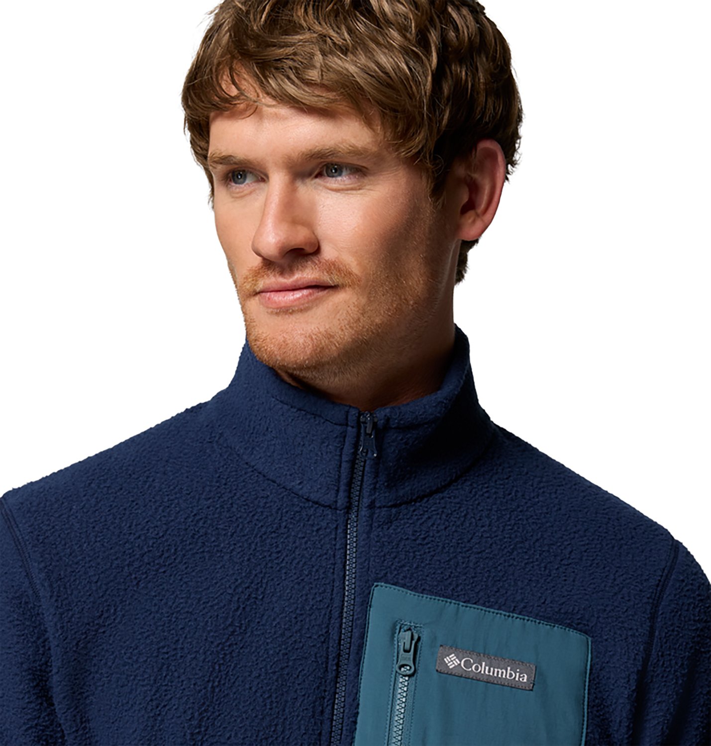 Columbia Sportswear Men's Jasper Ridge Pebbled 1/2 Zip Fleece Jacket - view number 4