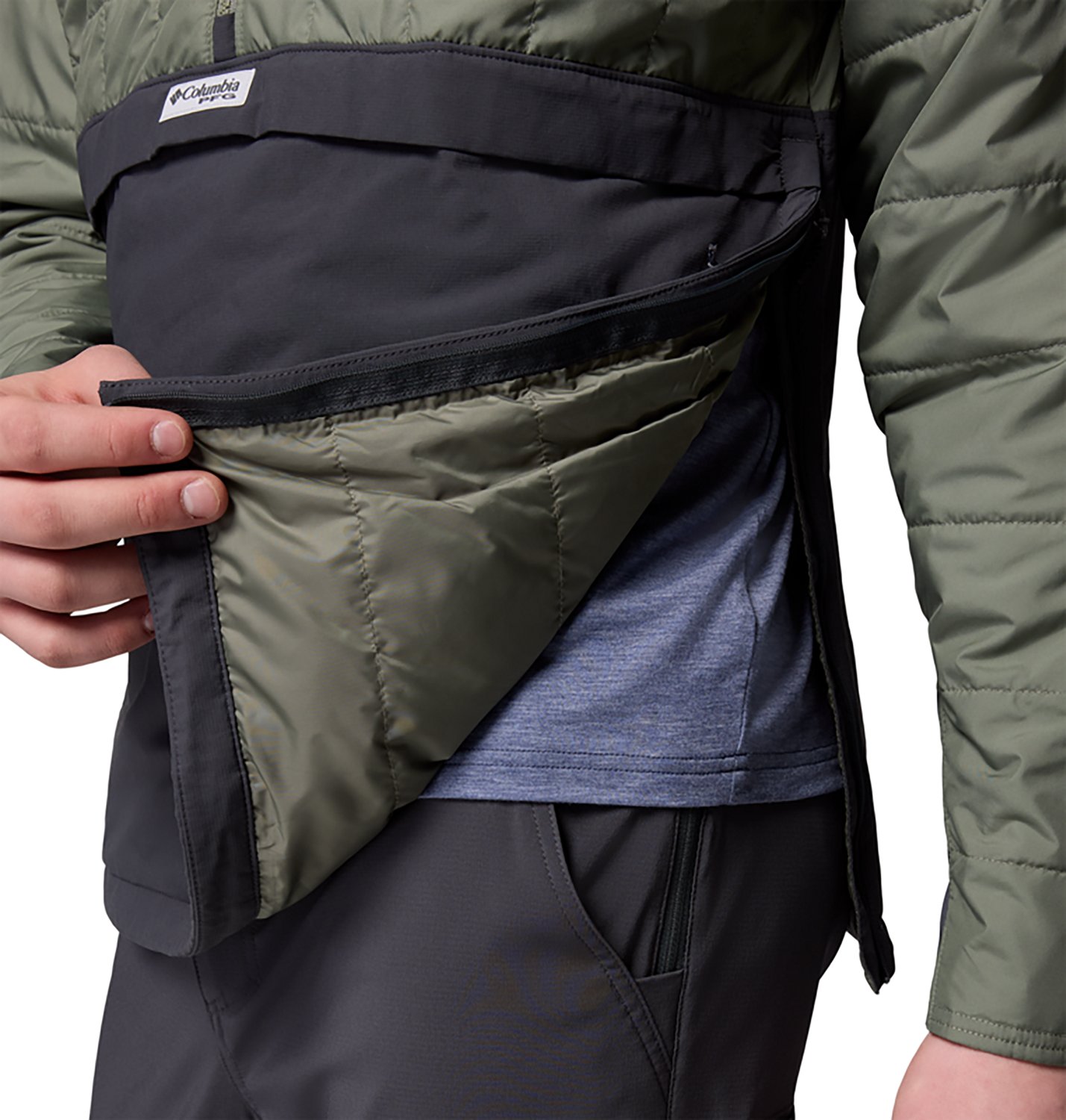 Columbia Sportswear Men's PFG Uncharted II Insulated Anorak Jacket - view number 6