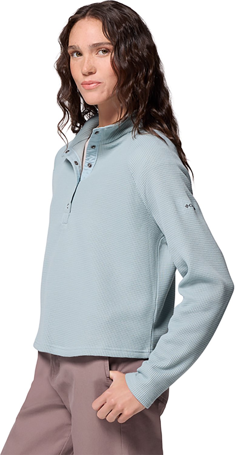 Columbia Sportswear Women's Holly Hideaway Waffle 1/2 Snap Top - view number 3
