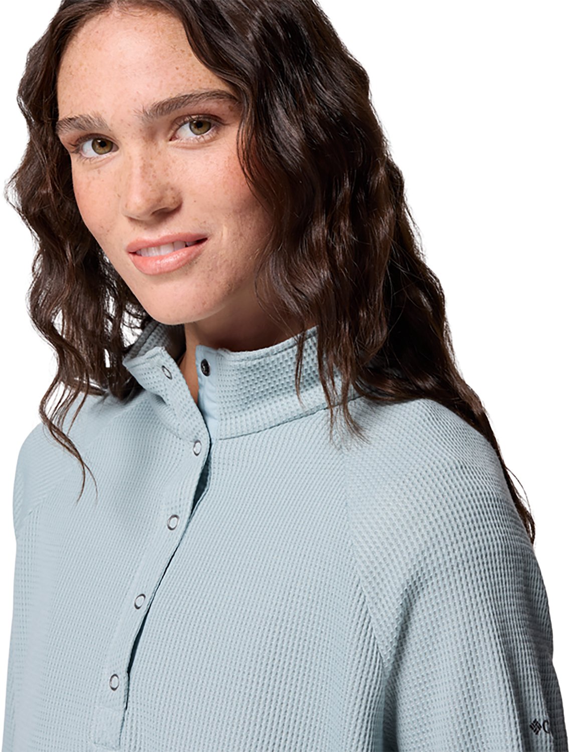 Columbia Sportswear Women's Holly Hideaway Waffle 1/2 Snap Top - view number 4