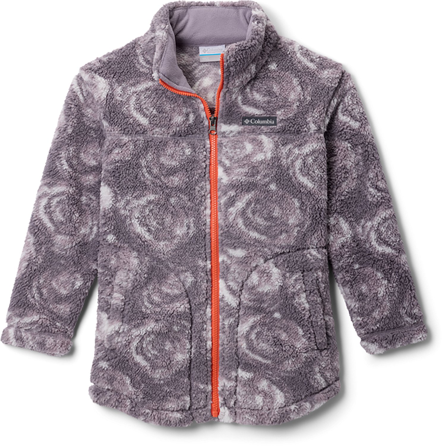 Columbia Sportswear Girls' West Blend Printed Full Zip Fleece Jacket - view number 3