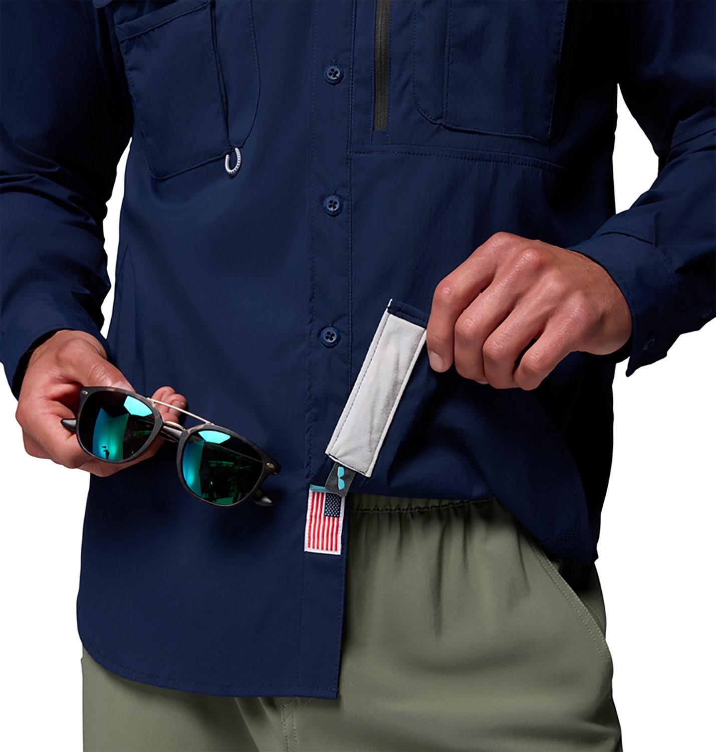 Columbia Sportswear Men's Bahama Elite Long Sleeve Shirt - view number 7