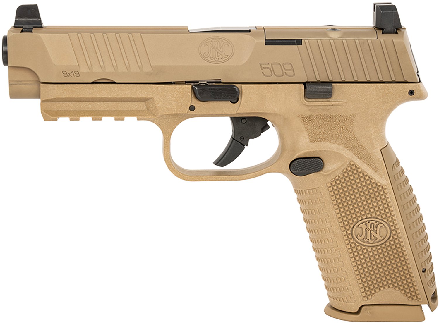 FN 509 MRD 9mm Semiautomatic Flat Dark Earth Polymer Frame Pistol - view number 2