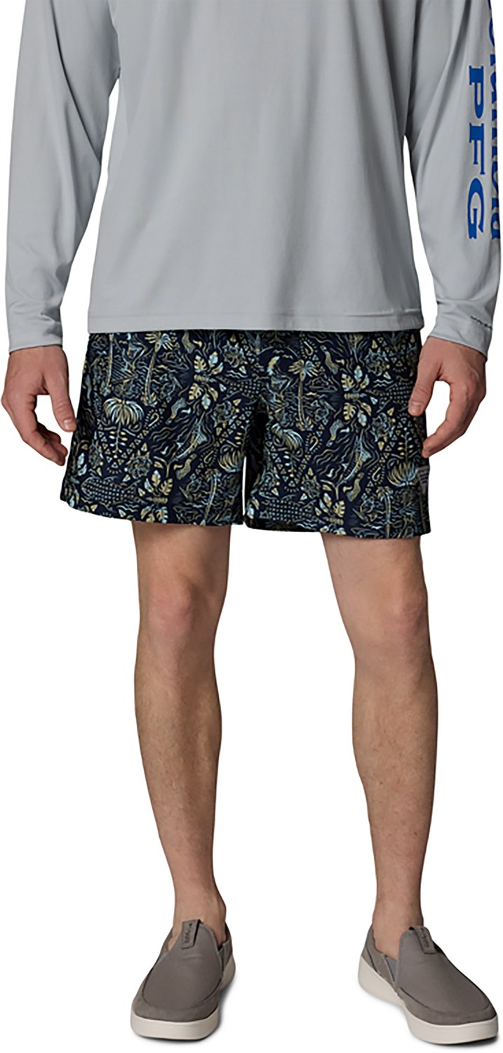 Columbia Sportswear Men's PFG Rambler Printed Water Shorts 6 in