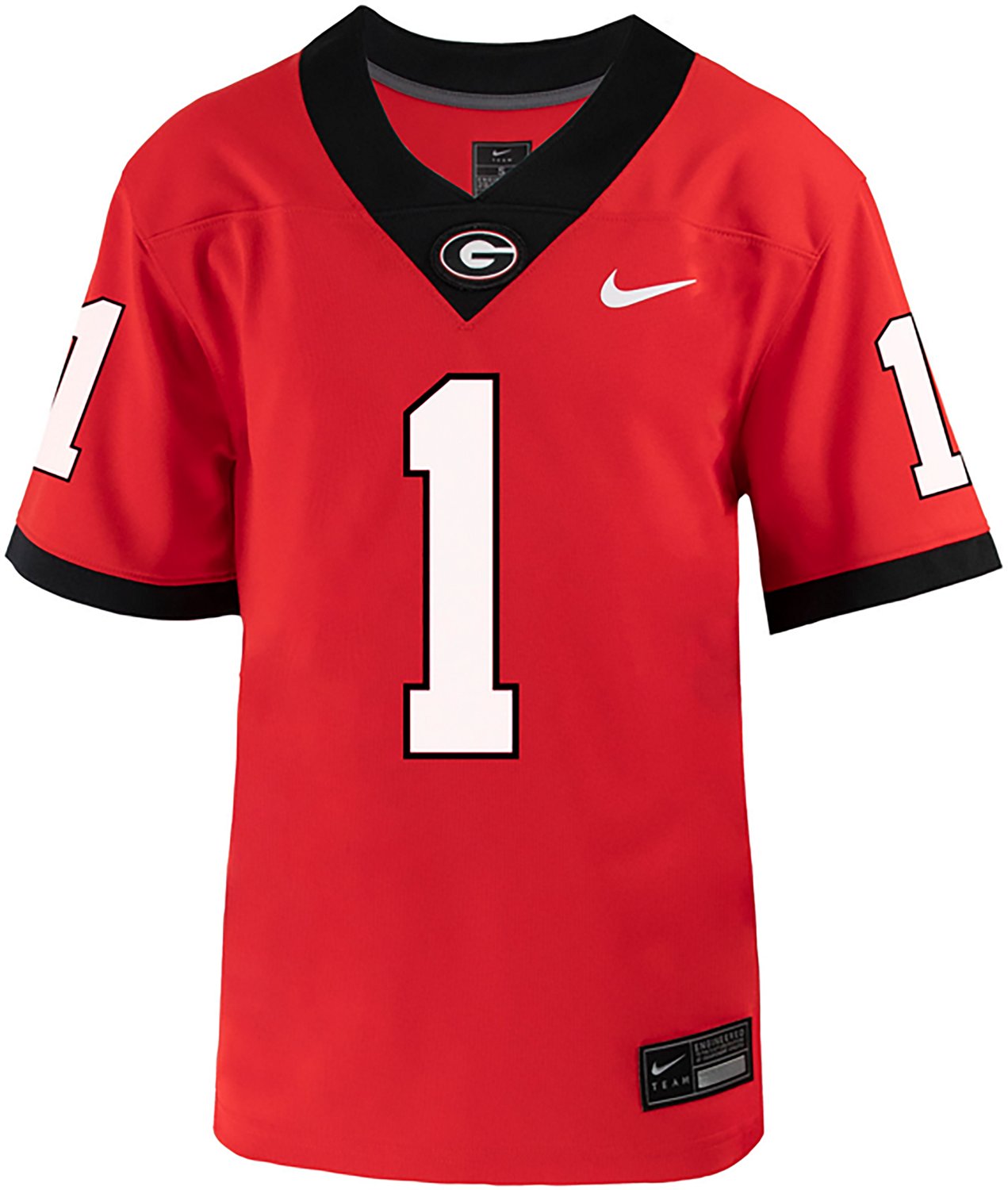 Nike Boys' University of Georgia Untouchable Football Jersey - view number 3