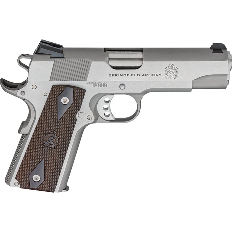 Springfield Armory 1911 Garrison 9mm 4.25" Bbl Stainless Handgun w/ Low profile 3-Dot Sights, 1x9rd Mag PX9417S