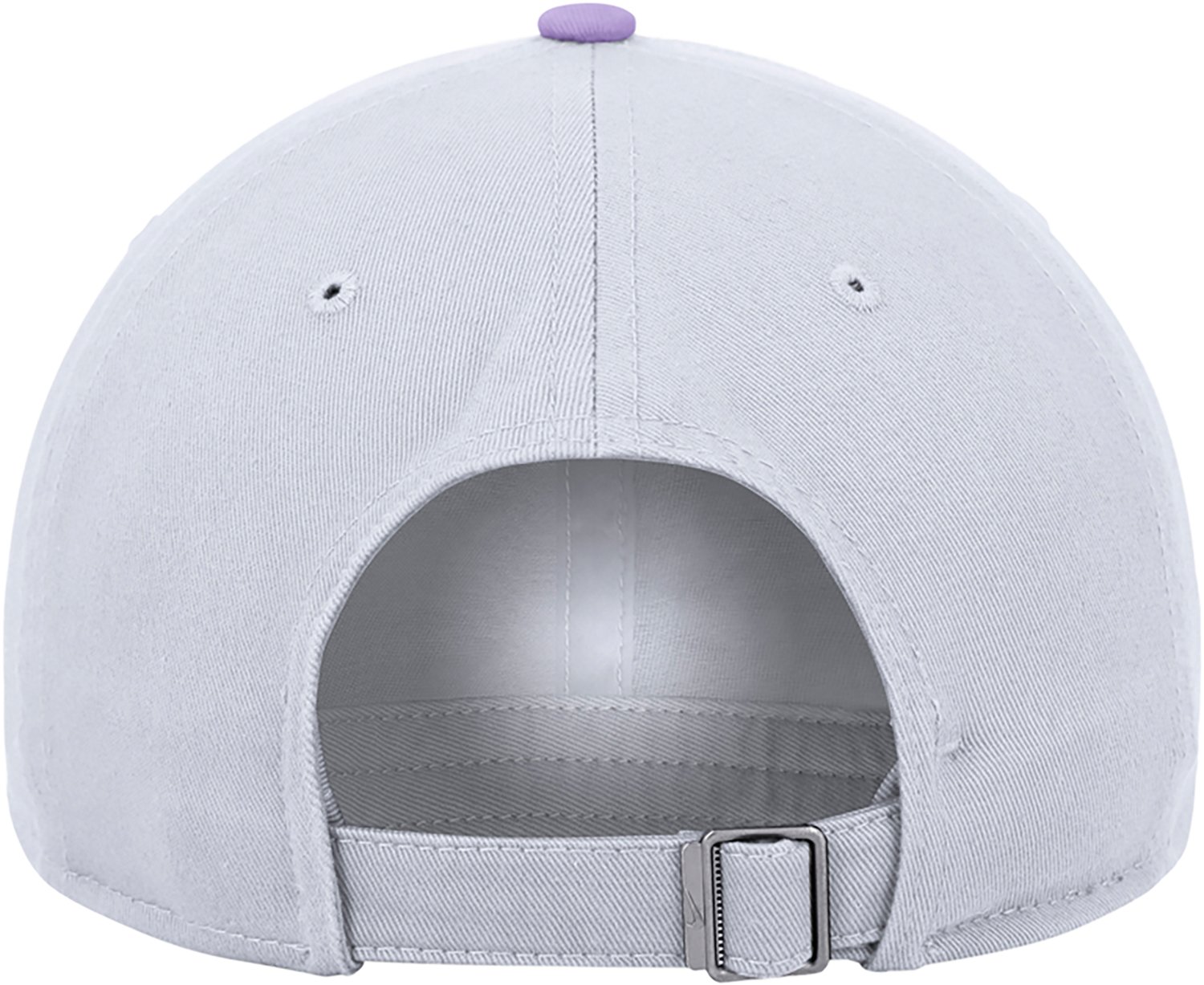 Nike Adults’ Kansas State Lavender Arch Club Colorblock Cap - view number 2