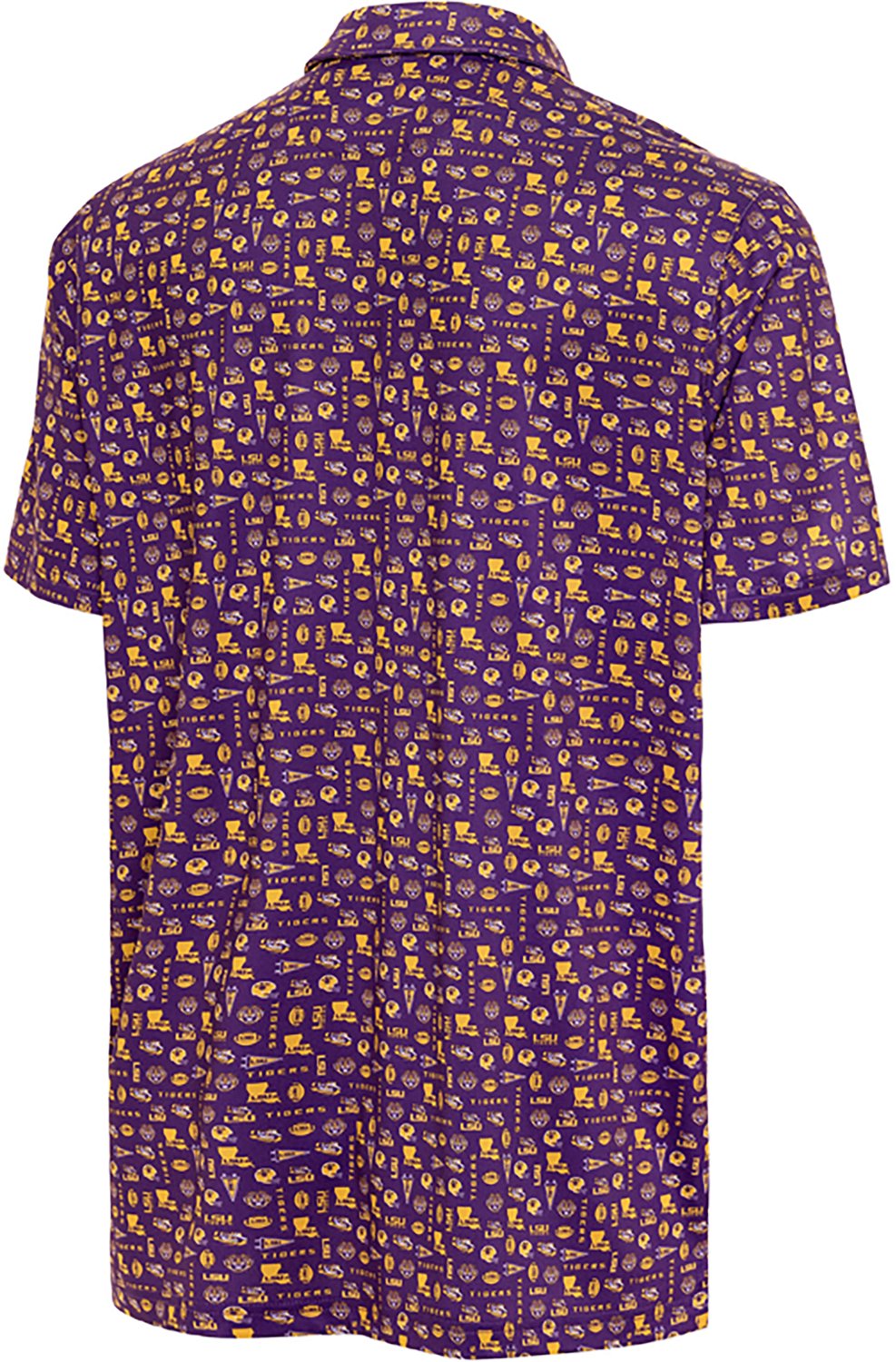 Antigua Men's LSU Lateral Polo Shirt - view number 2