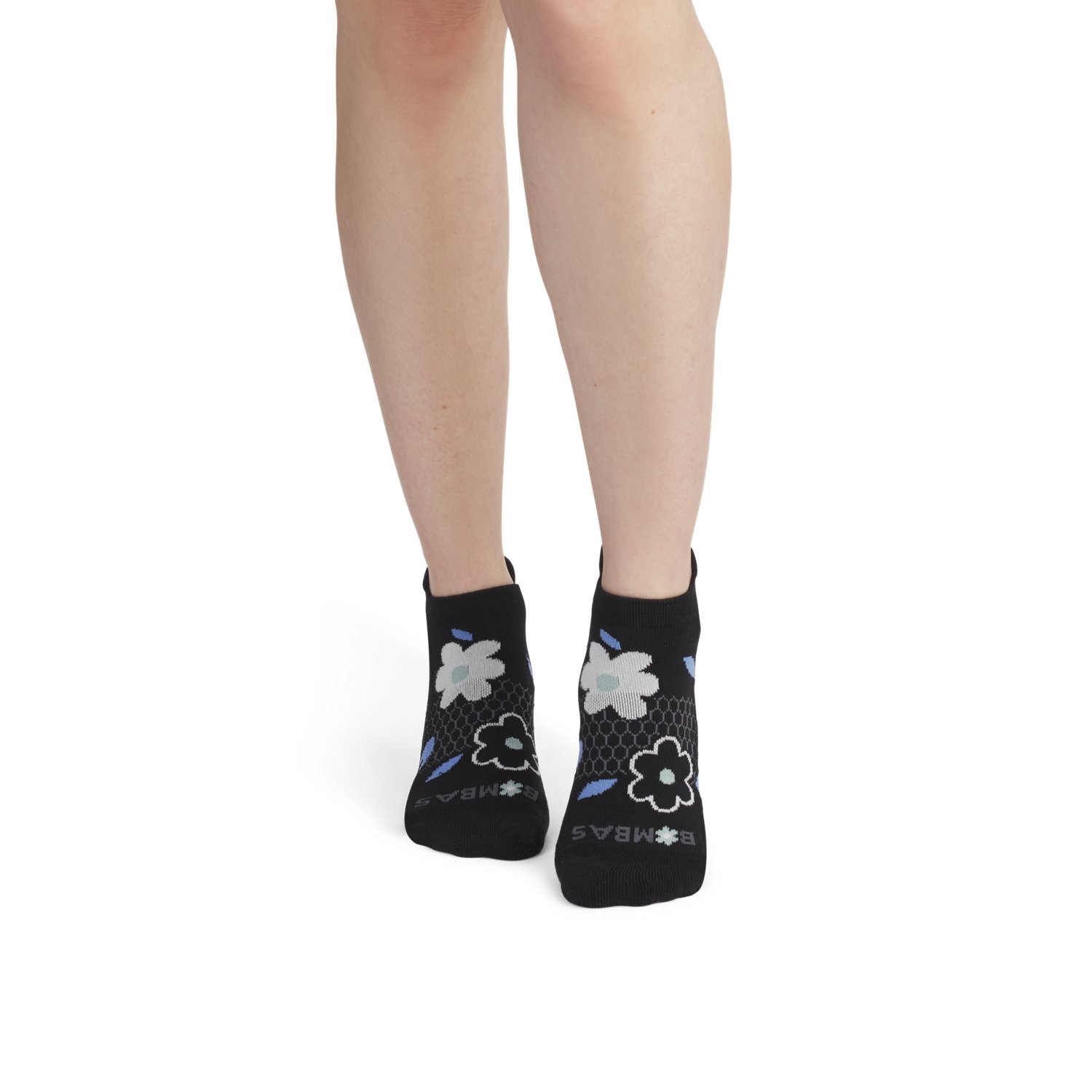 Bombas Women's All Over Flowers Ankle Socks - view number 3
