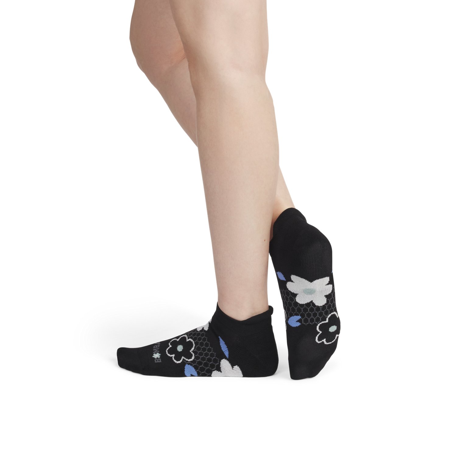 Bombas Women's All Over Flowers Ankle Socks - view number 4