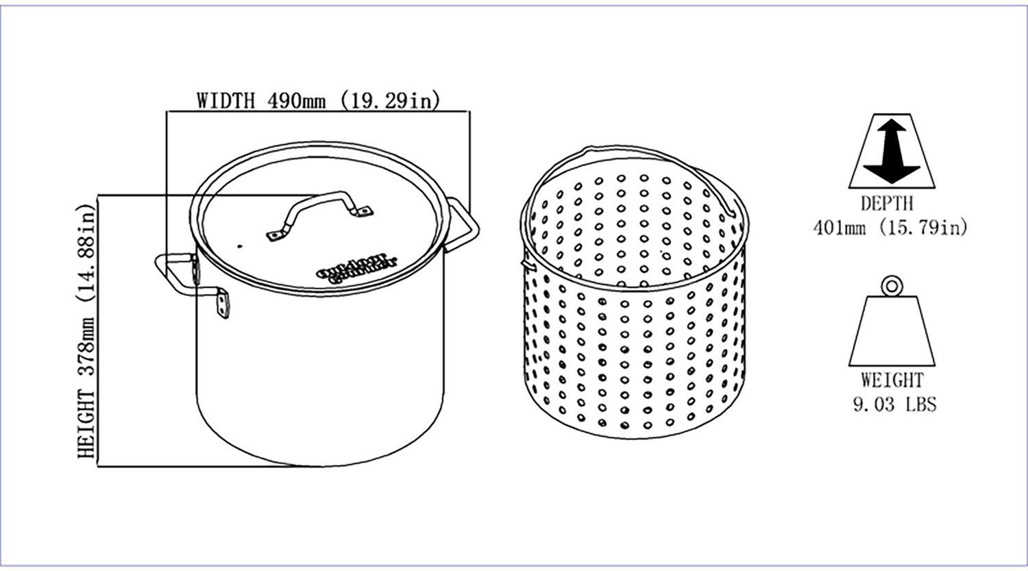 Outdoor Gourmet 42 qt Pot Kit - view number 2