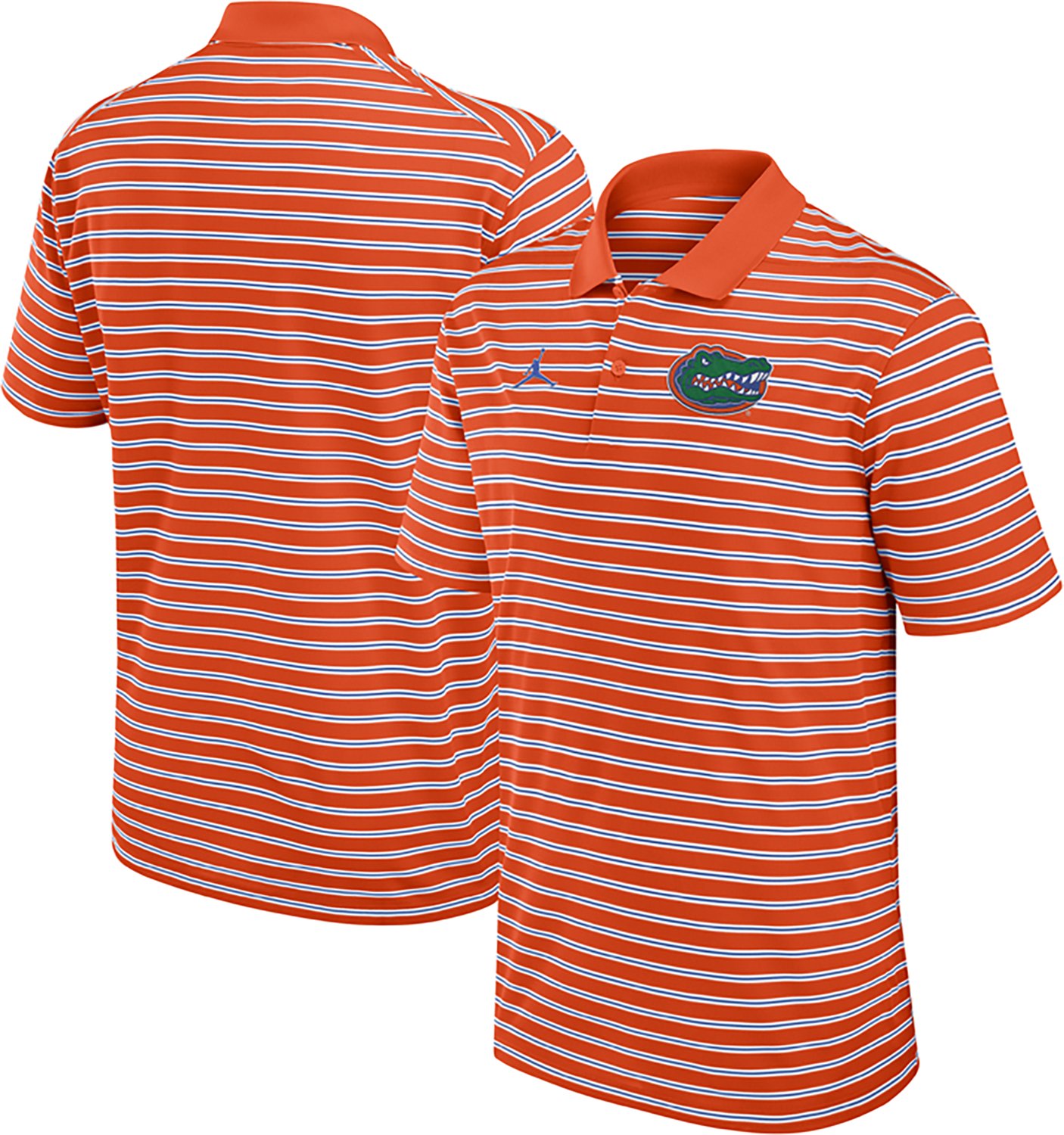 Jordan Brand White Florida Gators Primetime Victory Striped Performance Polo - view number 3