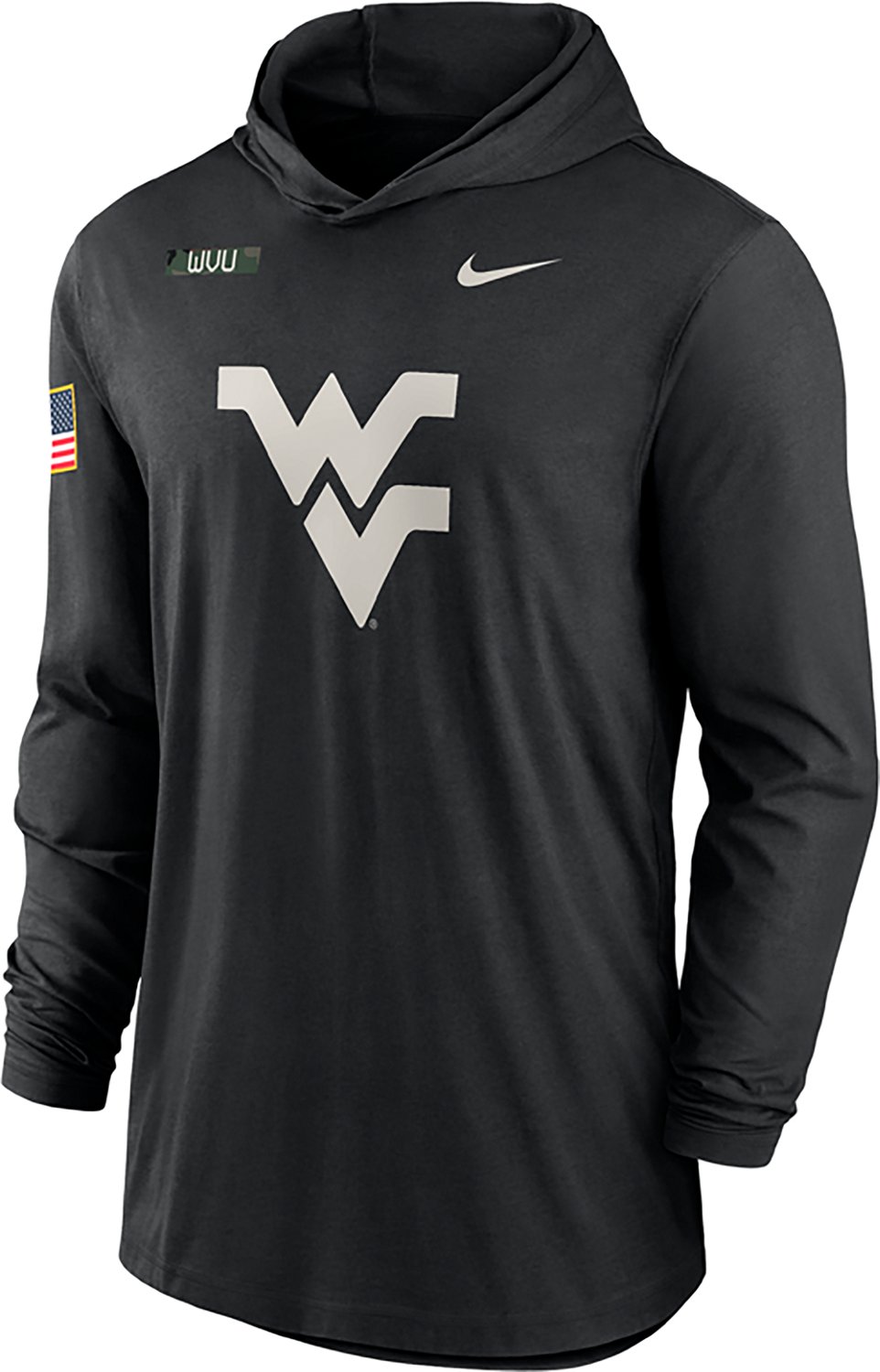 Nike Men's West Virginia Military Appreciation Long Sleeve Hooded Top