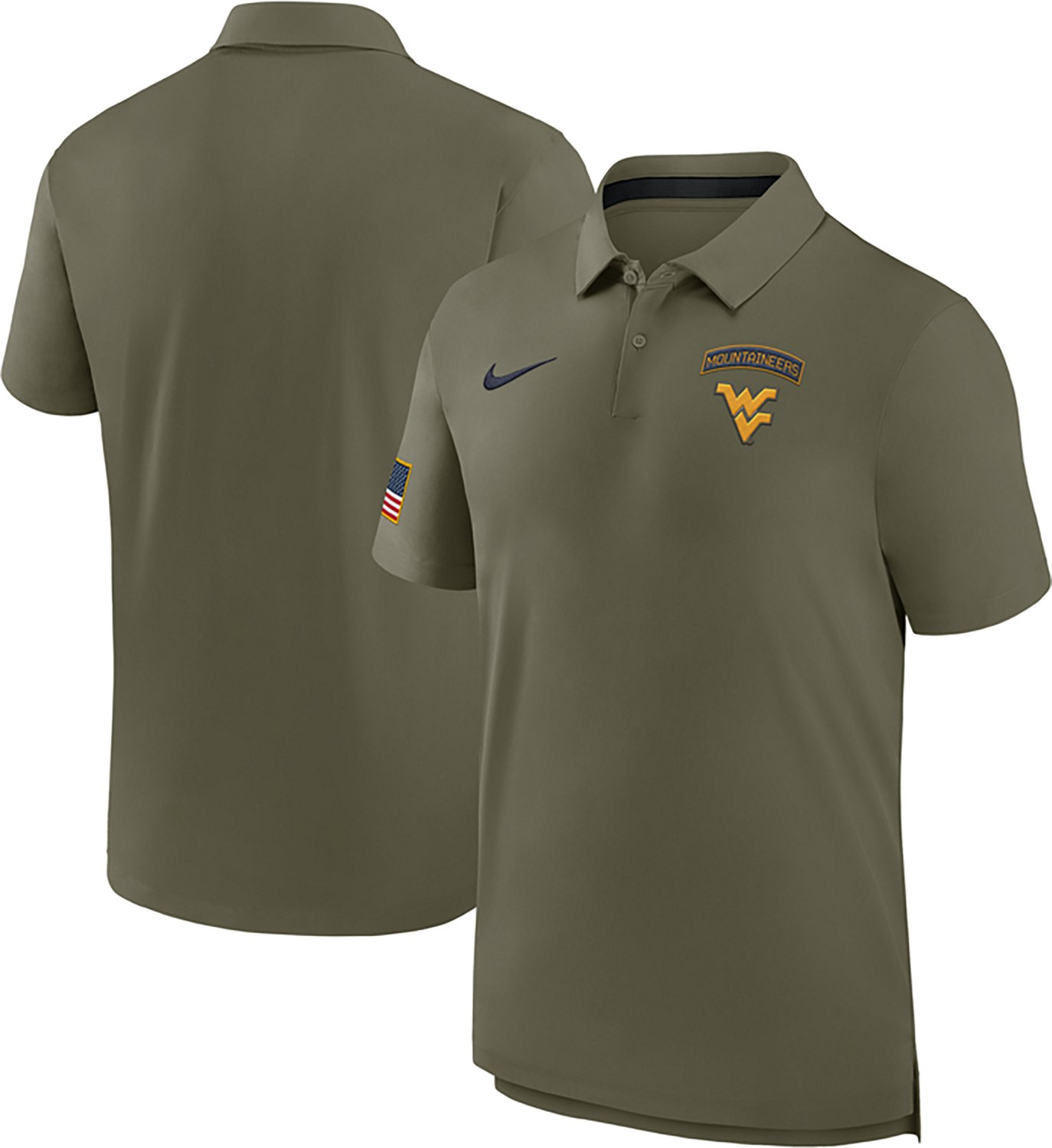 Nike Men's West Virginia Military Tour Polo Shirt - view number 3
