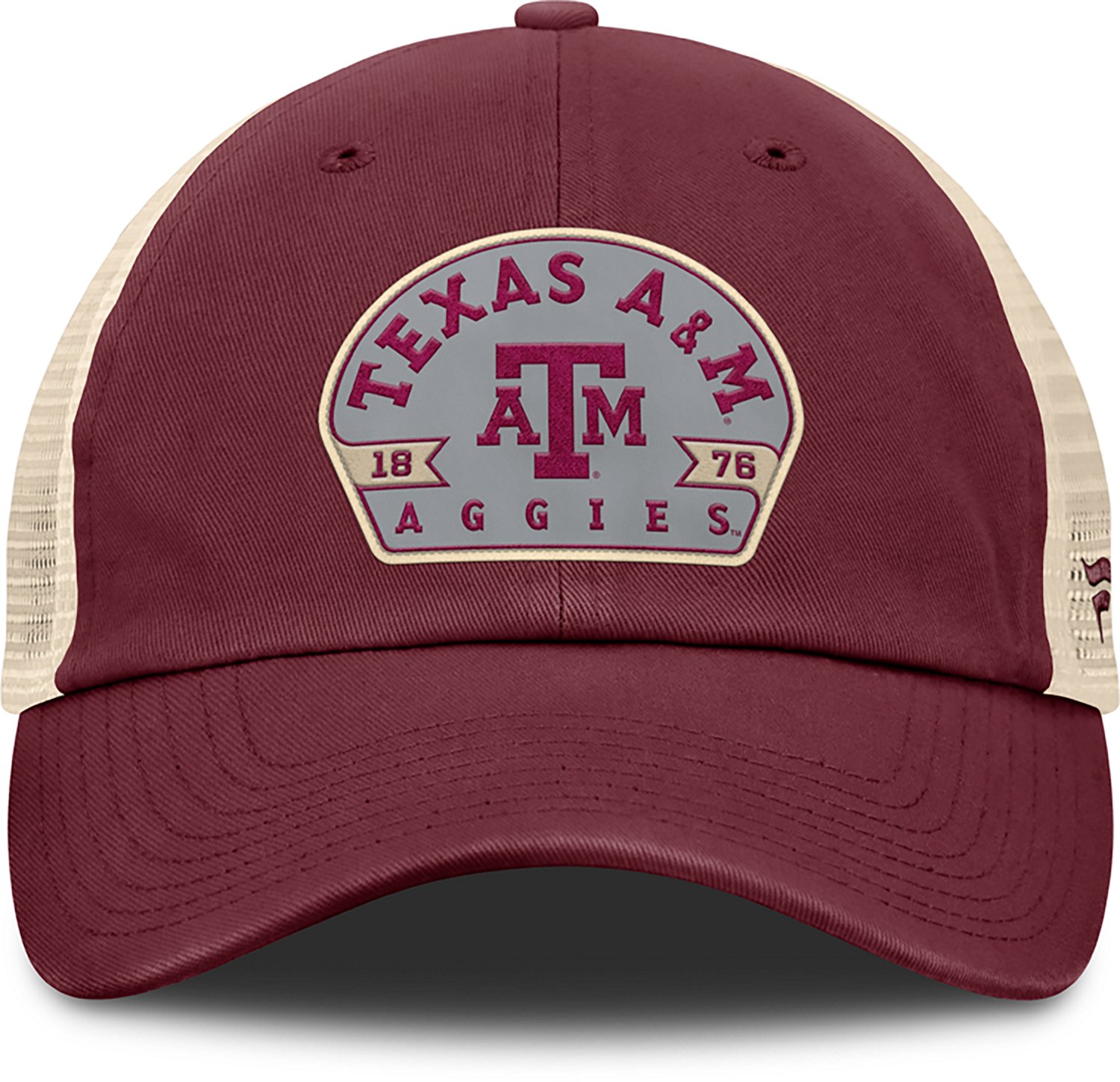Fanatics Men's Texas A&M College Archaic Unstructured Adjustable Mesh Back Cap - view number 2