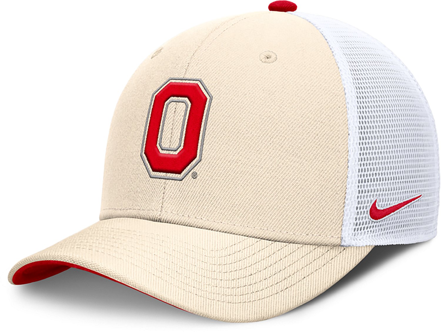 Nike Men's Ohio State Primetime Dri-FIT Rise Structured Trucker Cap