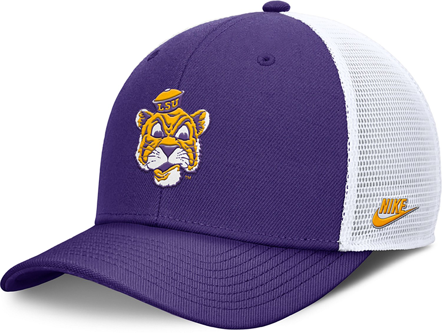 Nike Men's LSU Rise Vault Logo Structured Trucker Cap
