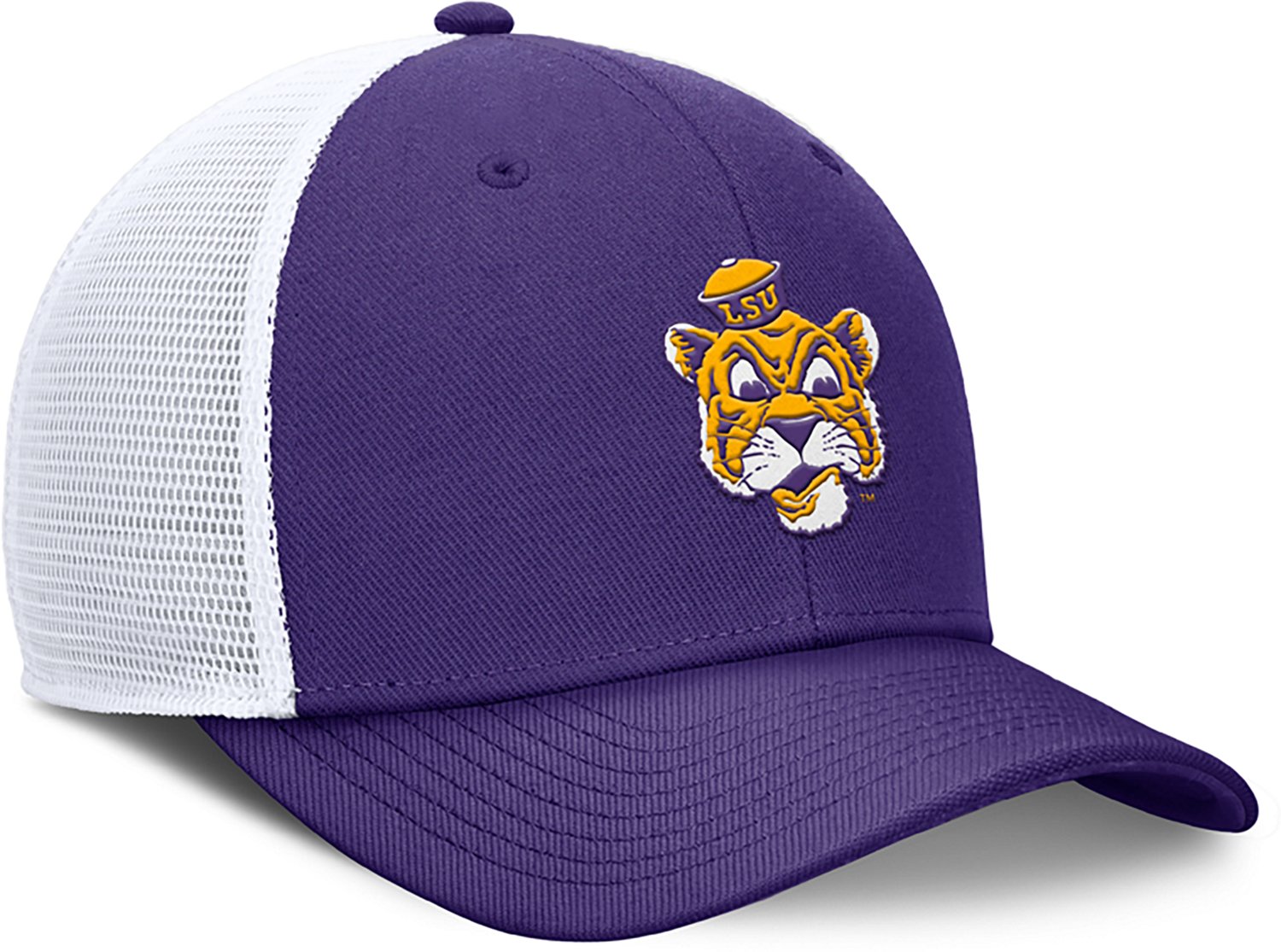 Nike Men's LSU Rise Vault Logo Structured Trucker Cap - view number 3