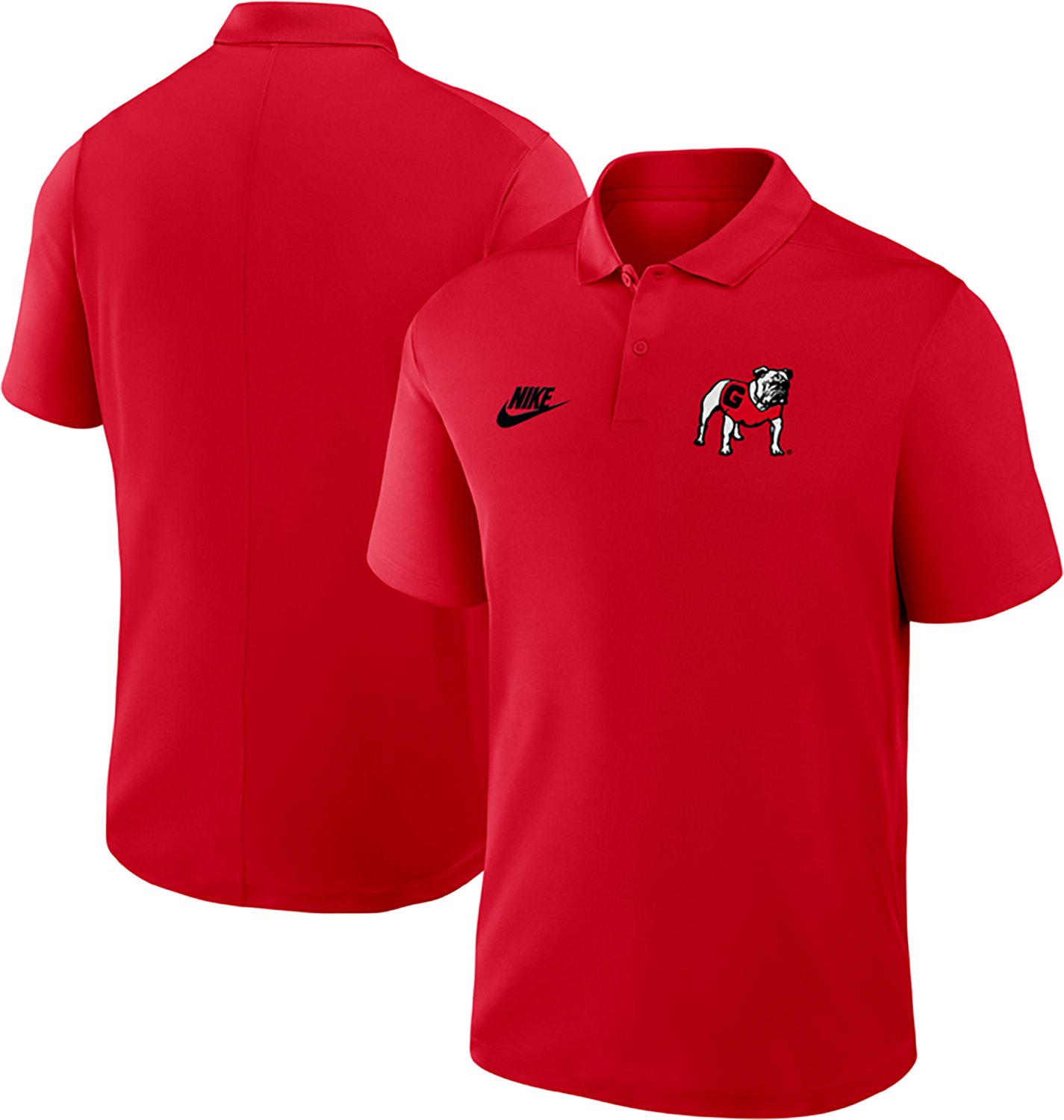 Nike Men's Georgia Victory Legacy Vault Logo Short Sleeve Polo - view number 3