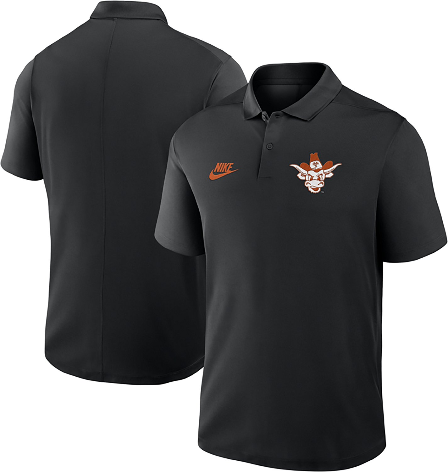 Nike Texas Texas Longhorns Primetime Victory Legacy Vault Logo Performance Polo                                                  - view number 3