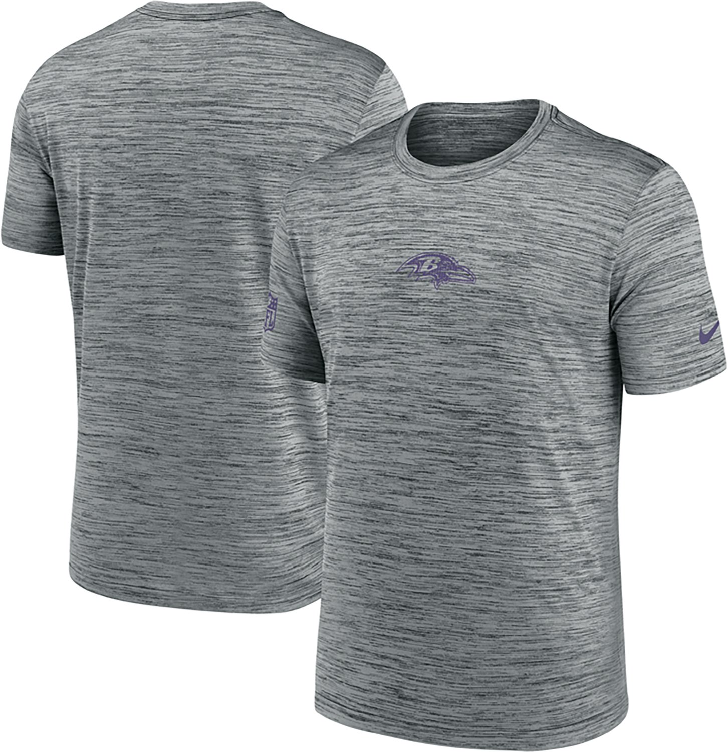 Nike Men's Ravens DF TM Issue Velocity Crew T-shirt - view number 2