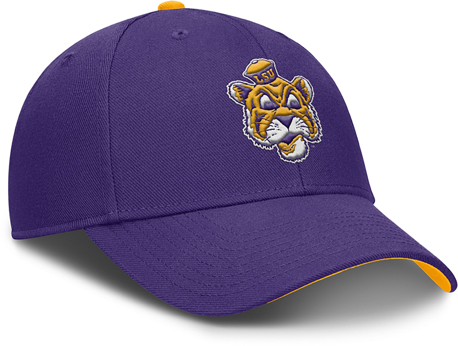 Nike Adults' LSU Dri-Fit Academic Helmet Logo Structured Club Cap - view number 4