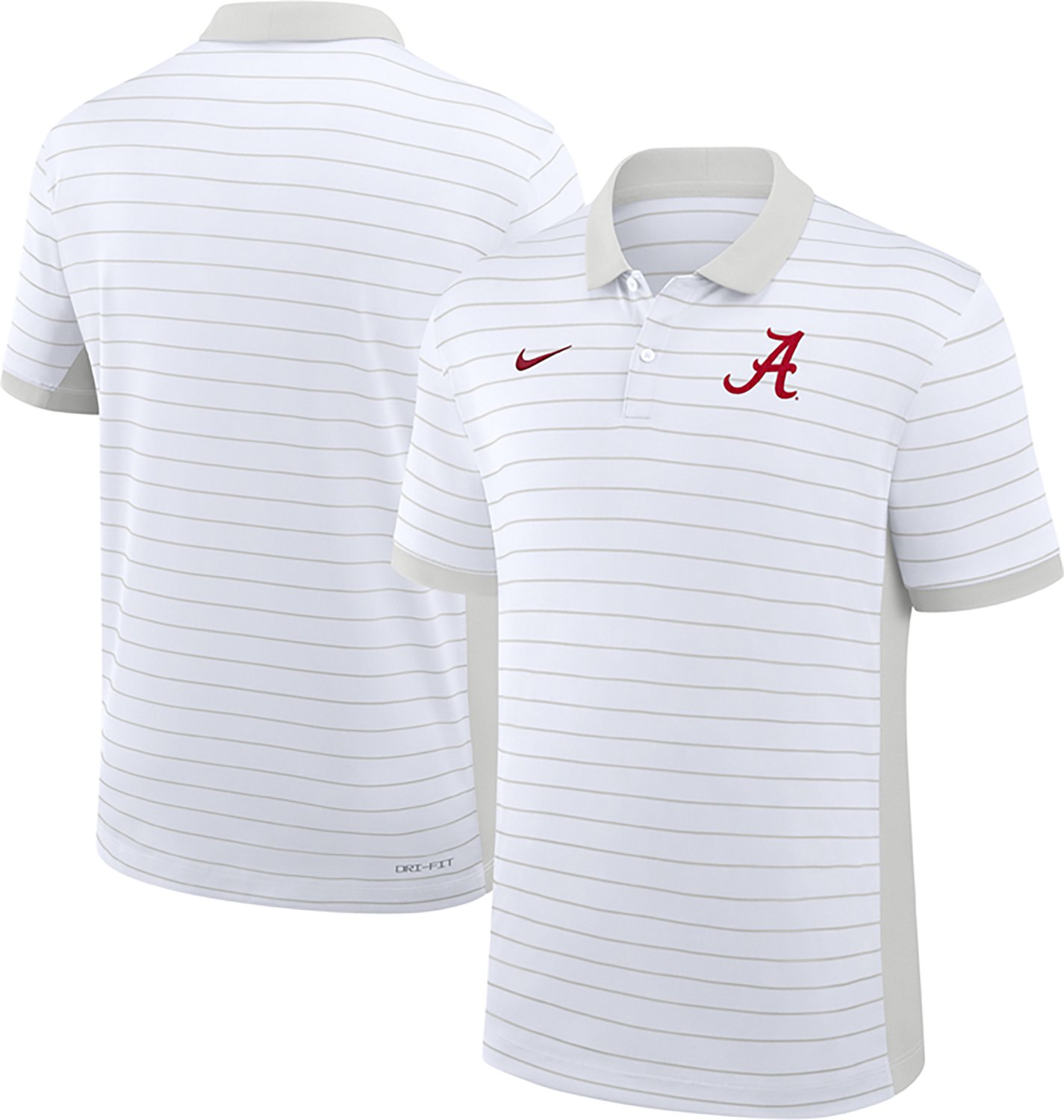 Nike Men’s Alabama Dri-FIT Stripe Victory Polo Shirt - view number 3