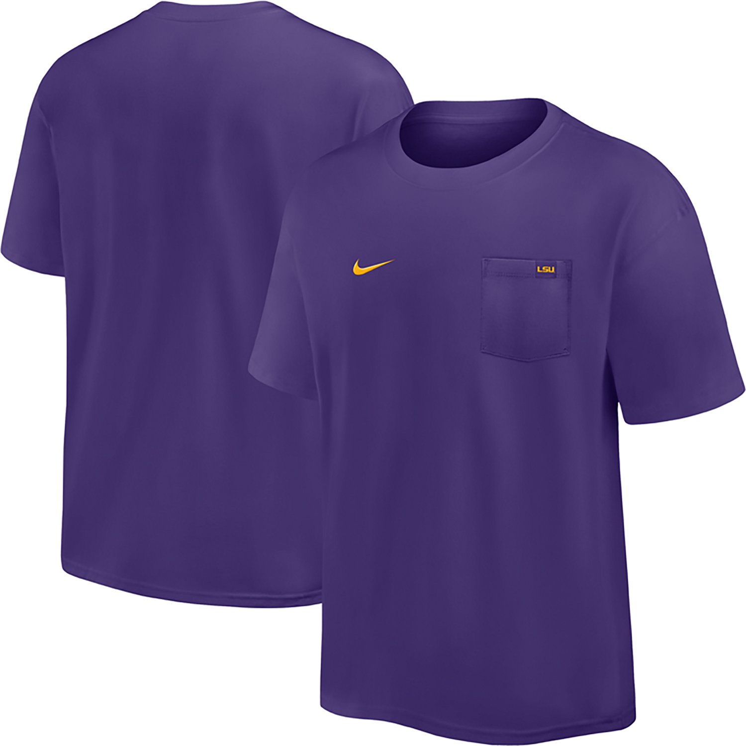 Nike Men's LSU Max 90 Logo Tag T-shirt - view number 5