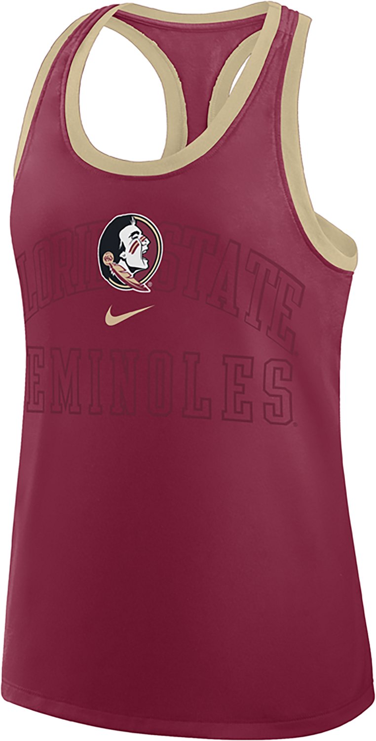 Nike Women's Florida State Racerback Shadow Graphic Tank Top - view number 1