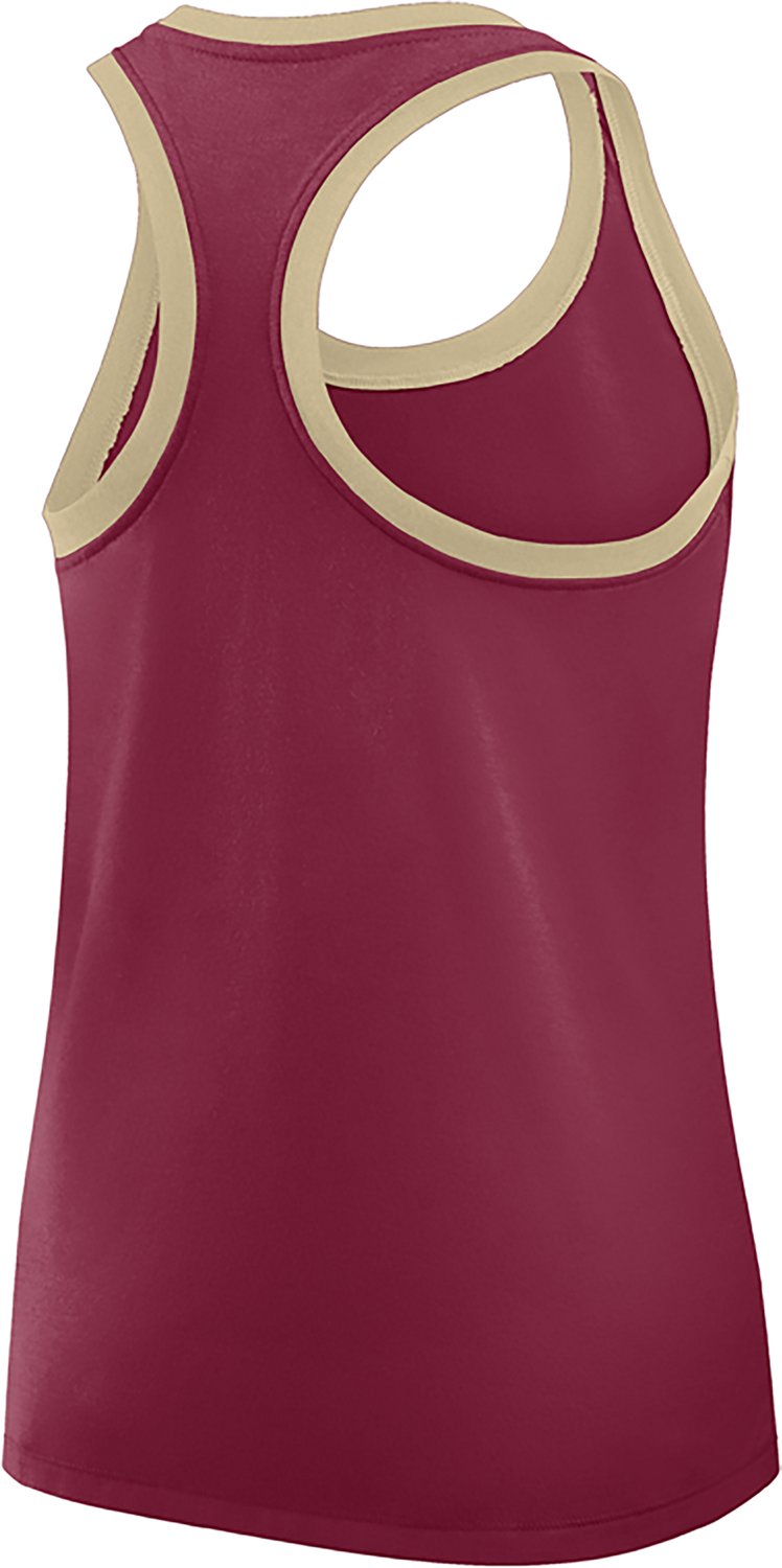 Nike Women's Florida State Racerback Shadow Graphic Tank Top - view number 2