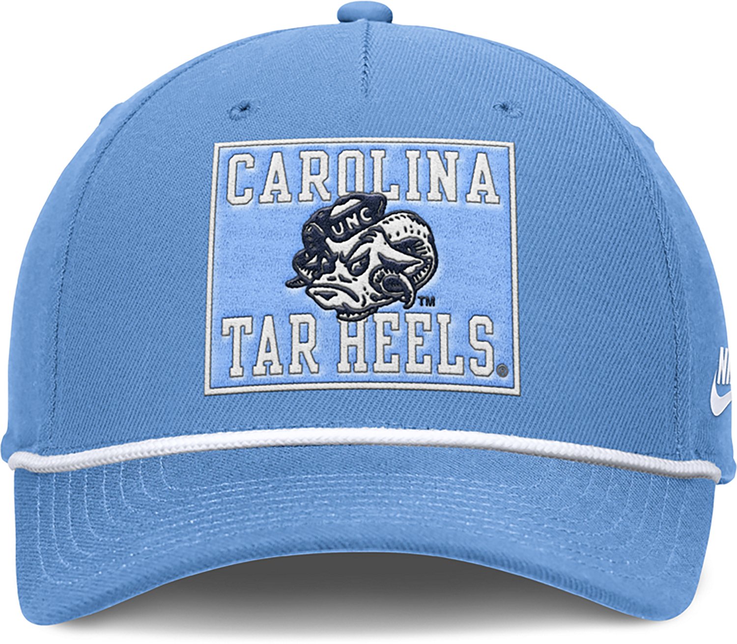 Nike Adults' UNC Rise Academic Patch Rope Structured Adjustable Cap - view number 2
