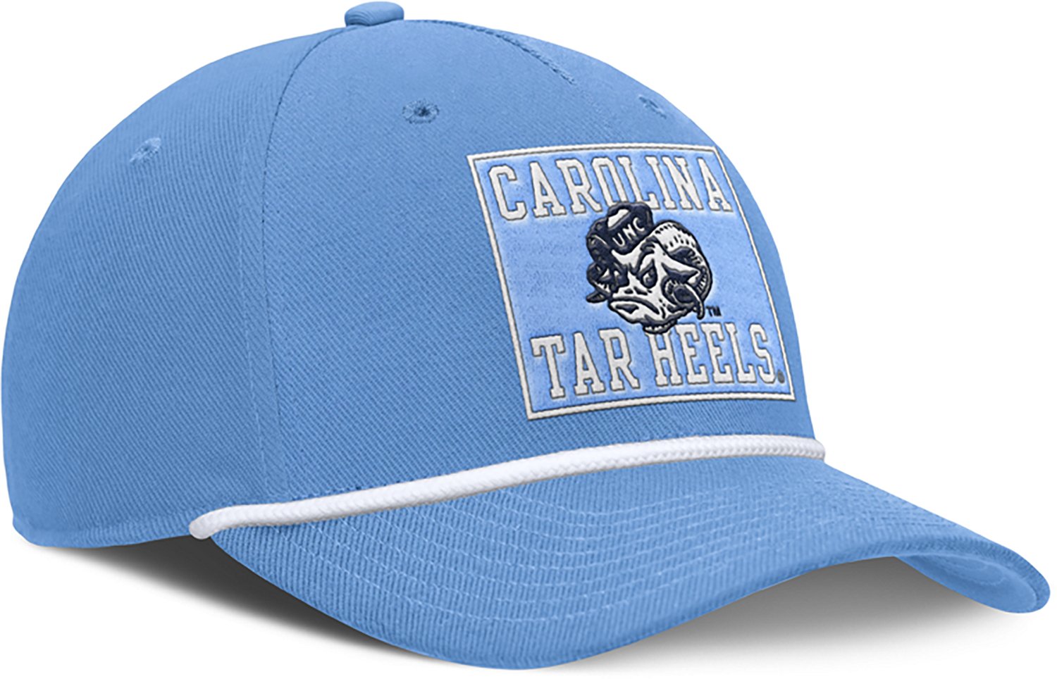 Nike Adults' UNC Rise Academic Patch Rope Structured Adjustable Cap - view number 3