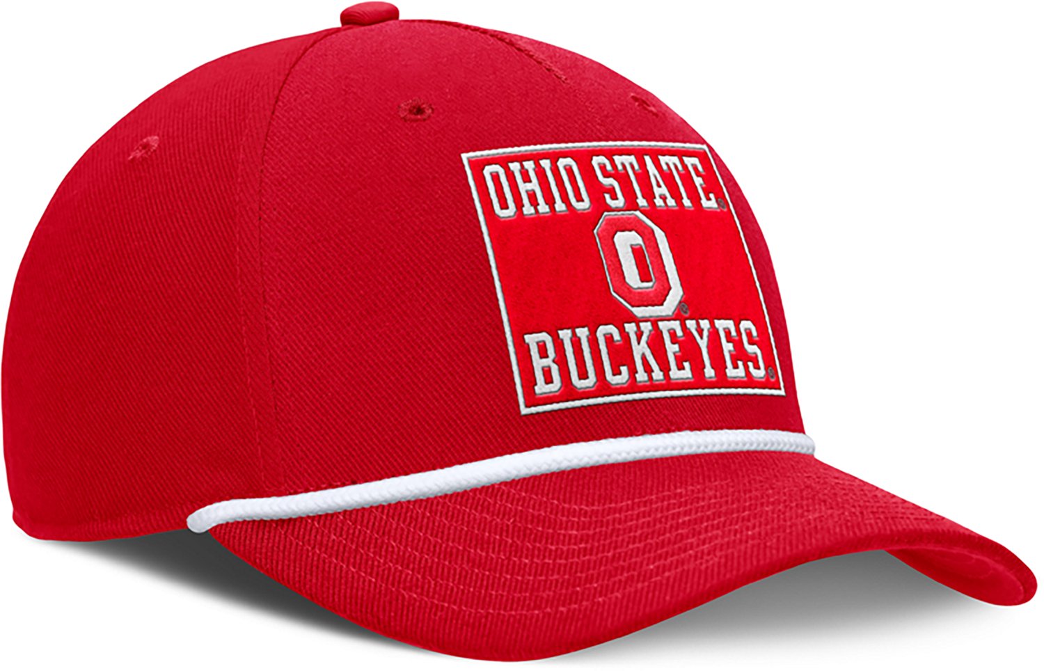 Nike Adults' Ohio State Rise Academic Patch Rope Structured Adjustable Cap - view number 3
