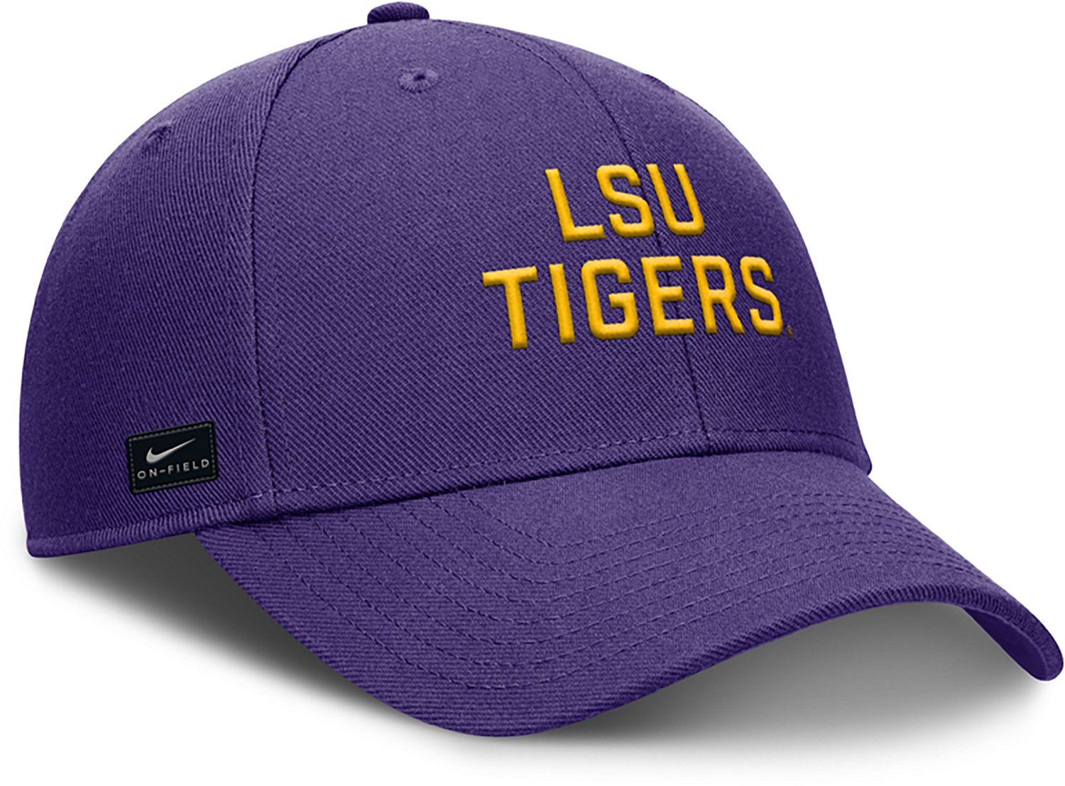 Nike Adults' LSU Rise Practice Structured Adjustable Cap - view number 4