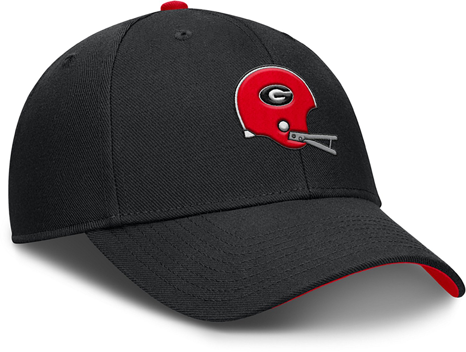 Nike Adults' Georgia Dri-Fit Academic Helmet Logo Structured Club Cap - view number 3