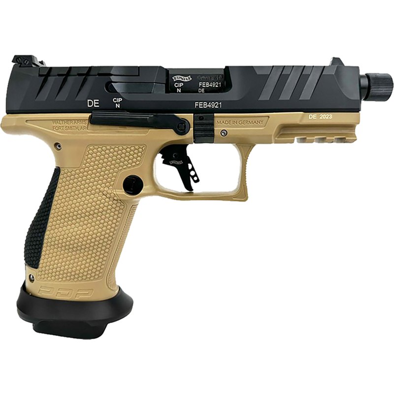 Walther Arms PDP Pro SD 9mm 4.6" Bbl Tan Optic-Ready Compact Pistol w/(3) 18rd Mags 2877520