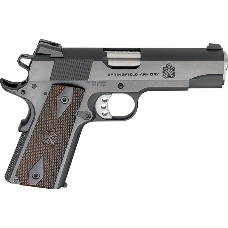 Springfield Armory 1911 Garrison 9mm 4.25" Bbl Blued Handgun w/ Low profile 3-Dot Sights, 1x9rd Mag PX9417
